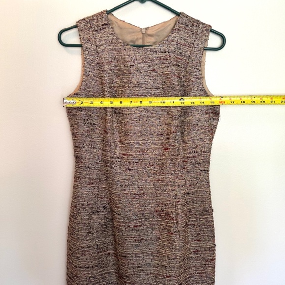 NWT Carmen Marc Valvo gold sheath mini dress, size 4 - Picture 5 of 11